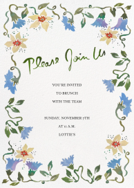 Lovely Vines - Business Invitation by Happy Menocal