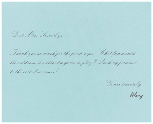 Light Blue - Stationery by Paperless Post