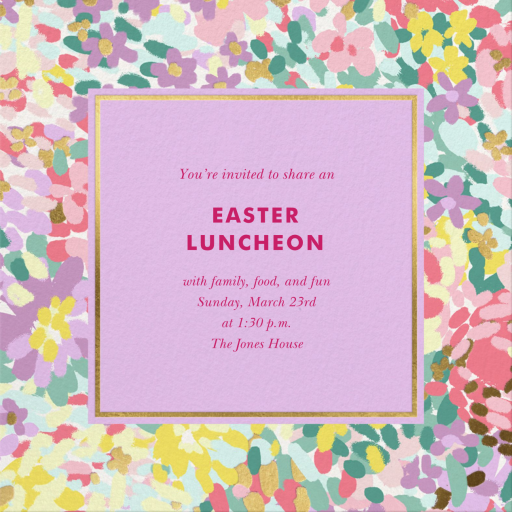 Painted Posies - Business Event Invitation by kate spade new york