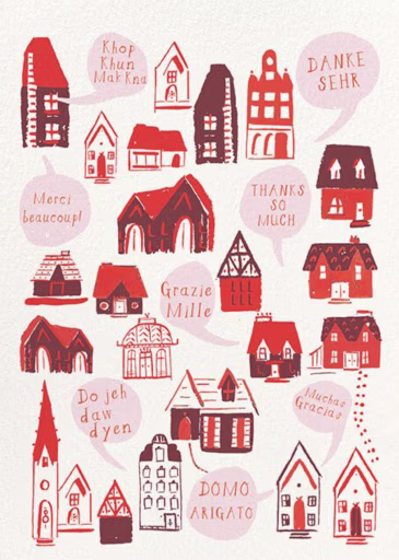 All the Thanks - Thank You Card by Mr. Boddington's Studio