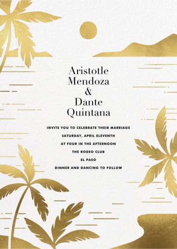 Moon Lagoon (Invitation) - Save the Date by Paperless Post