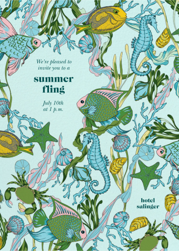 Can't Kelp It - Summer Party Invitation by kate spade new york