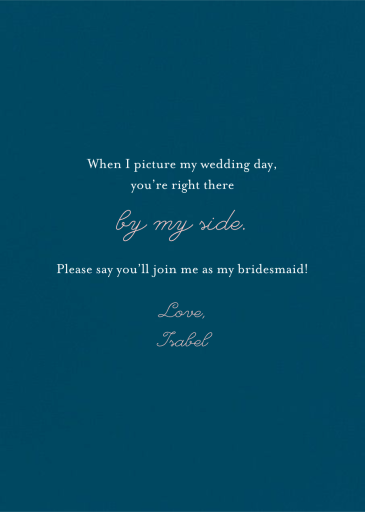 Beautiful Bride (Becca Stadtlander) by Red Cap Cards - Back
