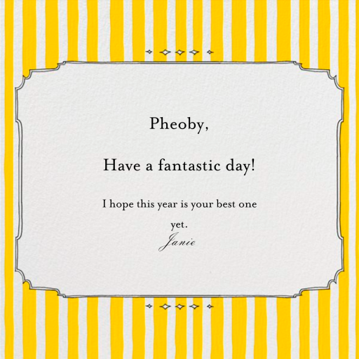 Cirque Happy Birthday - Birthday Card by Paperless Post - Back