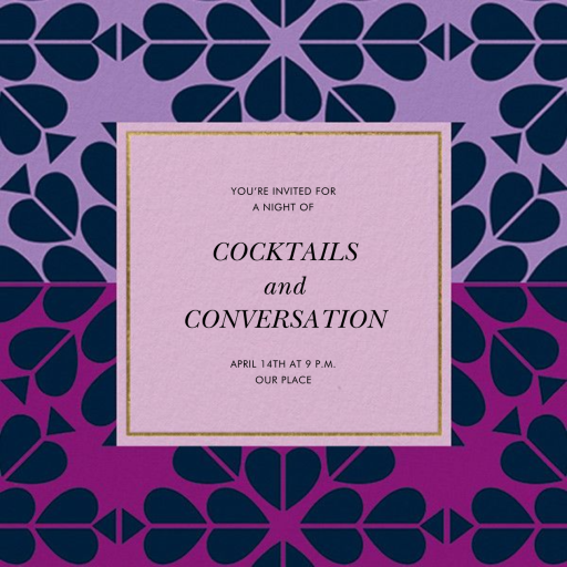 Heart's Desire - Cocktail Party Invitation by kate spade new york