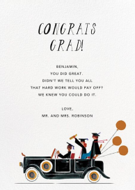 Road Trip to Portland - Graduation Card by Mr. Boddington's Studio
