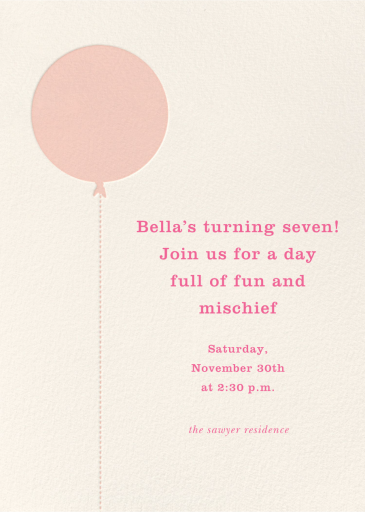 Balloon Birthday (Photo) by kate spade new york - Back