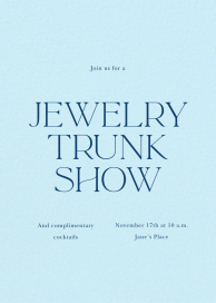 Glacier - Shopping Event Invitation by Paperless Post