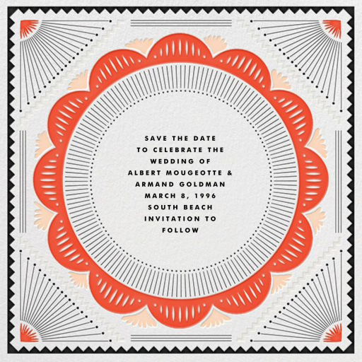 Santa Fe Border (Save the Date) - Save the Date by The Indigo Bunting