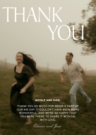 Perfect Duo - Thank You Card by Paperless Post