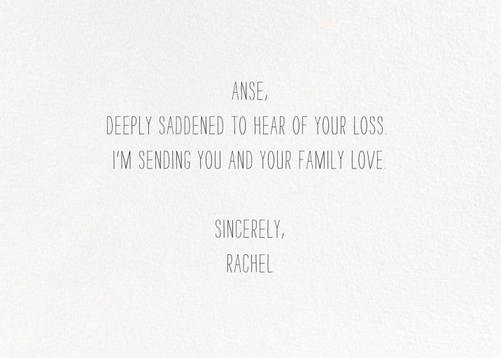 Sympathy Orchid (Nicholas John Frith) by Red Cap Cards - Back