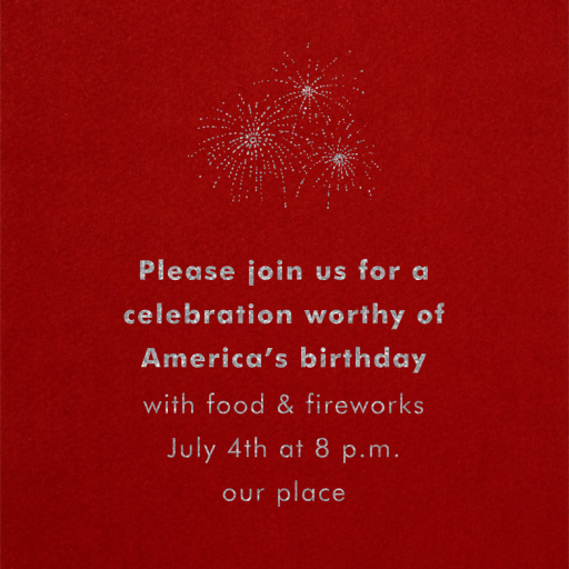 Crimson - 4th of July Invitation by Paperless Post