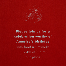 Crimson - 4th of July Invitation by Paperless Post