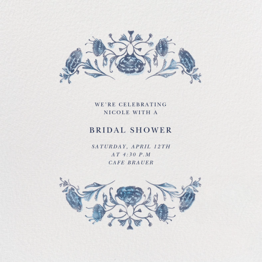 Grace II (Square) - Bridal Shower Invitation by Paperless Post