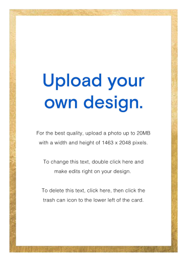 Custom Foil (Two-Sided) - Invitation by Paperless Post