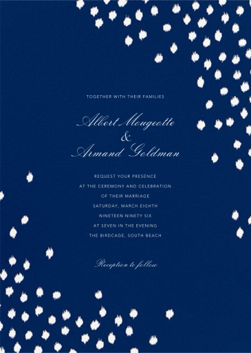 Ikat Dot - Valentine's Day Invitation by Oscar de la Renta