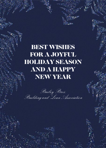 Crystal Pines - Business Holiday Card by Paperless Post - Back