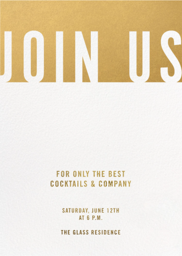 Top It Off - Party Invitation by Paperless Post