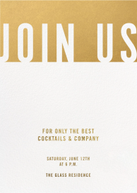 Top It Off - Cocktail Party Invitation by Paperless Post