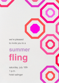 Octagons - Summer Party Invitation by Paperless Post