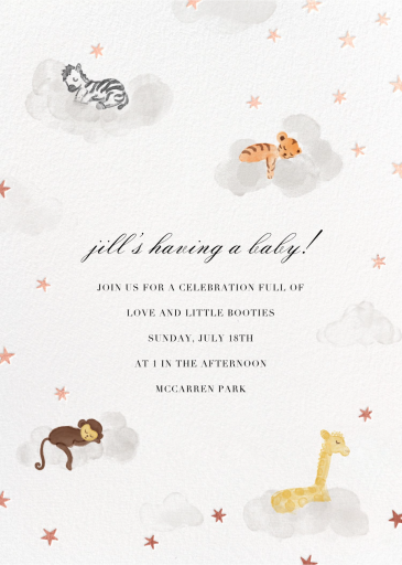 Starry Slumber - Baby Shower Invitation by Paperless Post