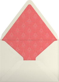 Lanterns and String Lights Invitation Envelope