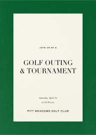 A La Mode - Golf Tournament Invitation by Paperless Post