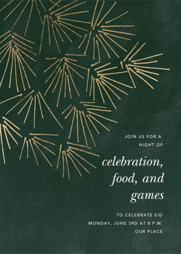 Foliage - Holiday Party Invitation by Kelly Wearstler