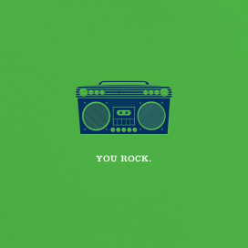 Boom - Thank You Card by Jonathan Adler