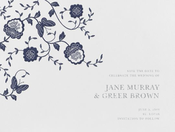 Floral Applique (Save the Date) by Oscar de la Renta