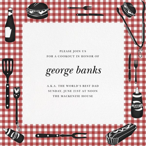 Cookout - BBQ Invitation by Paperless Post