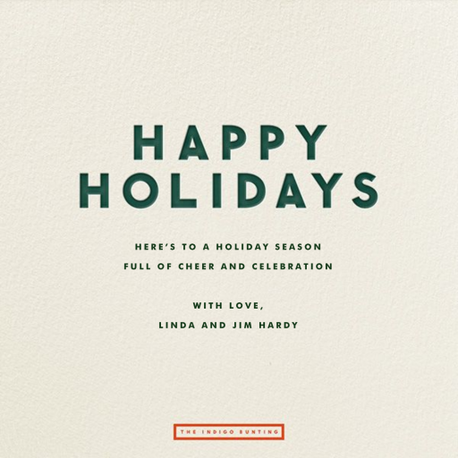 Indigo Candy Cane by The Indigo Bunting - Back