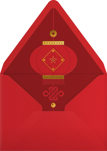 Golden Horse - Paperless Post Envelope