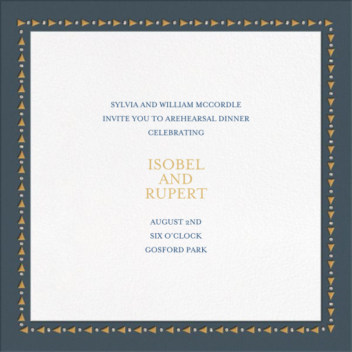 Photo Party - Rehearsal Dinner Invitation by Mr. Boddington's Studio - Back