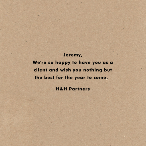 Luminate - Business Greeting Card by Kelly Wearstler - Back