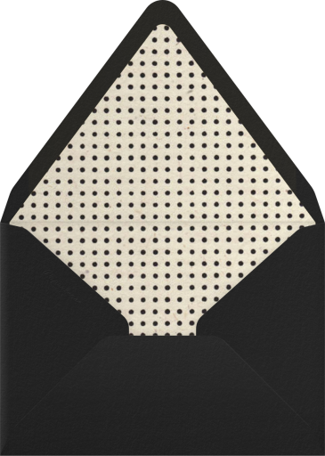 Bold 30th Birthday Invitation Envelope