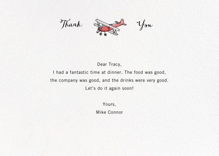 Kitty Hawk - Stationery by Paperless Post