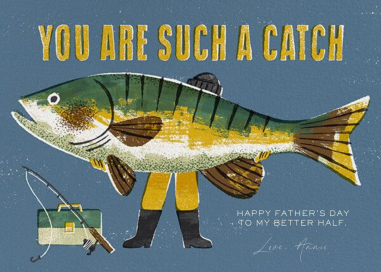 Huge Catch - Father's Day Card by Paperless Post