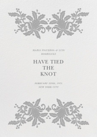 Leaf Lace I Save The Date by Oscar de la Renta