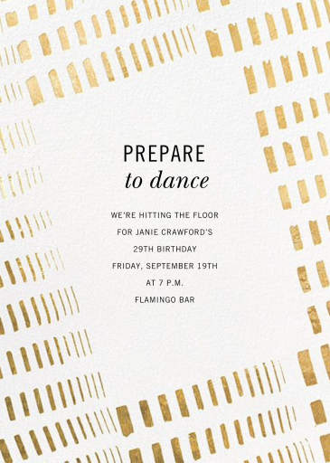 Echo (Photo) - Birthday Invitation by Kelly Wearstler - Back