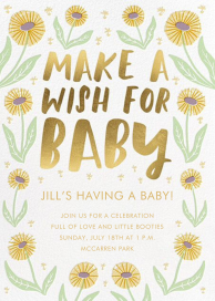 Dandy Wish - Baby Shower Invitation by Hello!Lucky