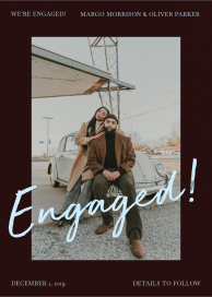 Captured Romance - Engagement Announcement by Paperless Post
