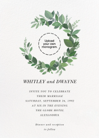 Natural Wreath - Wedding Invitation by Paperless Post