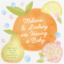 Sweet Fruit - Baby Shower Invitation by Paperless Post