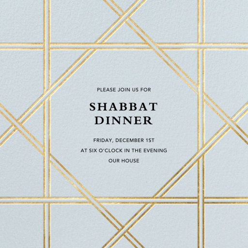 Southampton (New) - Shabbat Invitation by Jonathan Adler