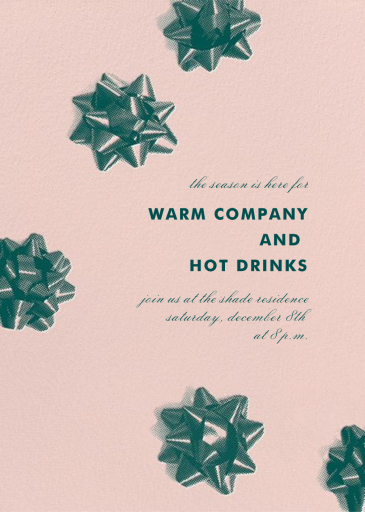 Mylar Stars - Christmas Party Invitation by Paperless Post