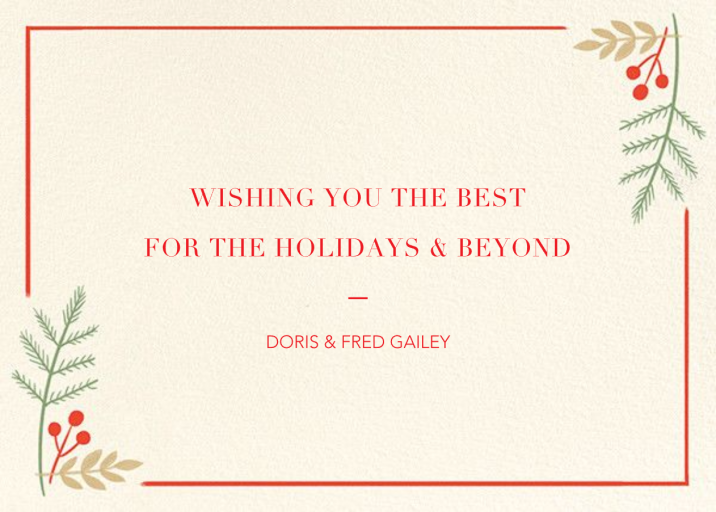 Bearable Holidays - Christmas Card by Paperless Post - Back