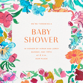 Fresh Flowers - Baby Shower Invitation by Liberty