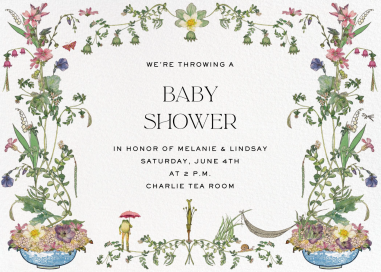 Whimsical Wildflower Boho - Baby Shower Invitation by Stephanie Fishwick