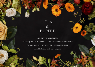 Vendemiarie - Engagement Party Invitation by Putnam & Putnam